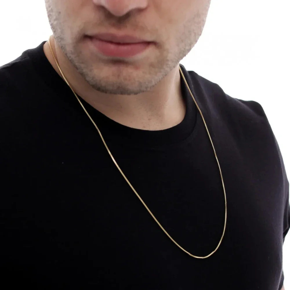 Cadena Michigan en Oro Laminado – Elegancia Duradera