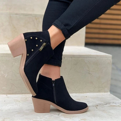 Botín Texas Negro ToryVic para Mujer - Versátil y Elegante
